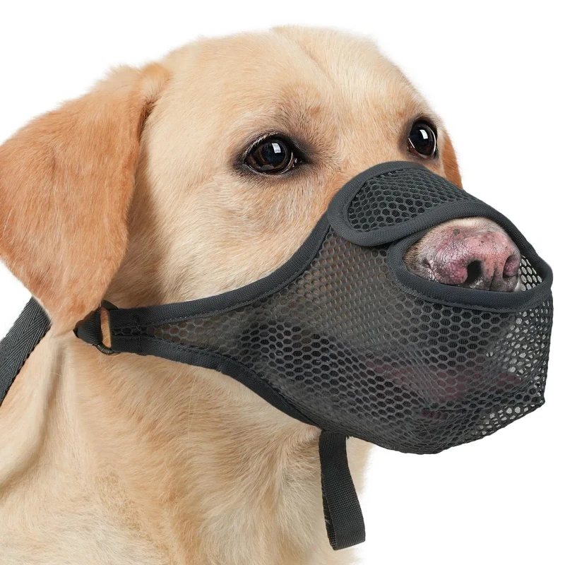 Dog Muzzle Anti Bite Anti Random Eating Anti Barking Pet Mouth Cover Special For Small Medium Sized Dogs Training Anti-chewing
