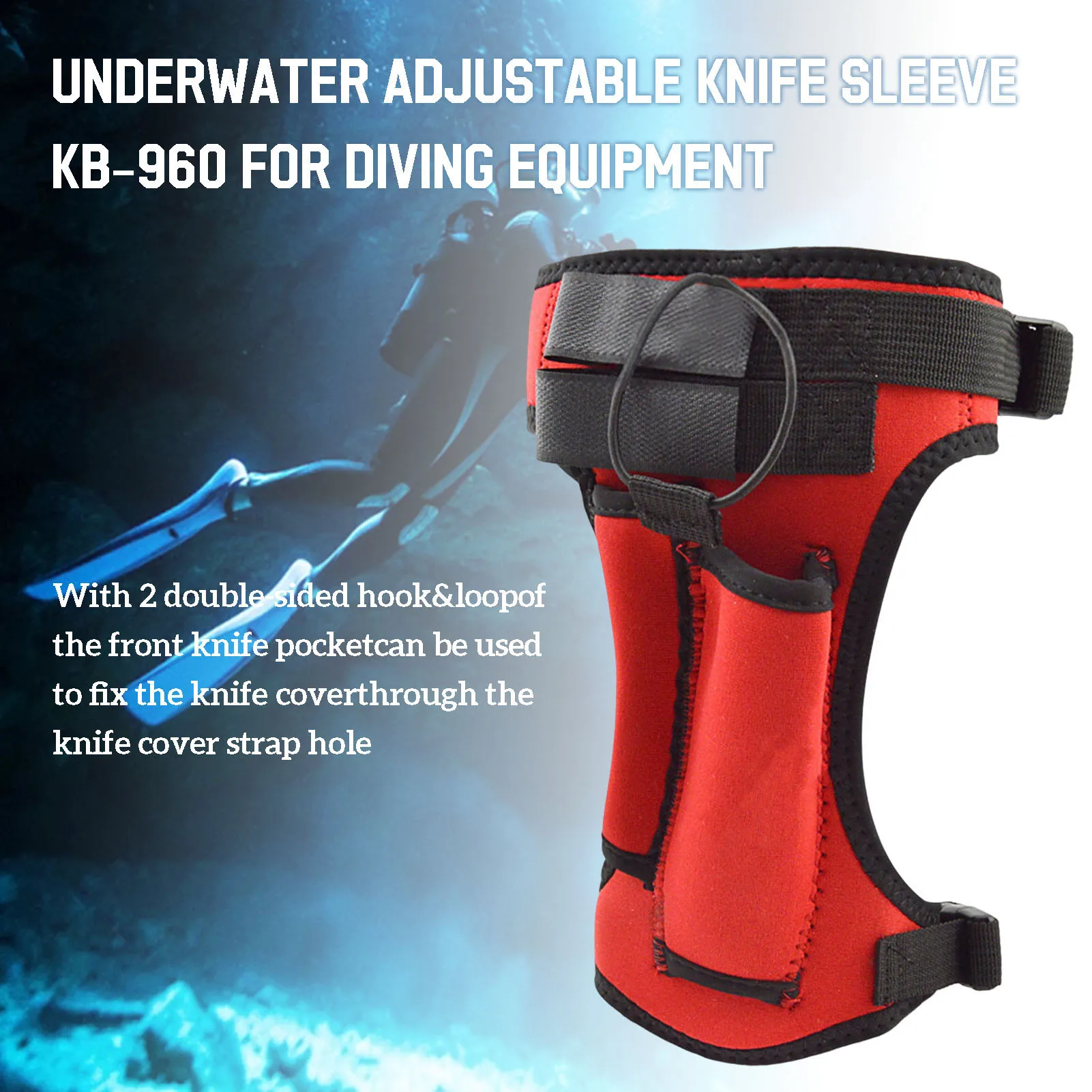 Diving Knife Wrap Sheath Convenient and Secure Dive Storage Tool Suitable for Outdoor Swimming