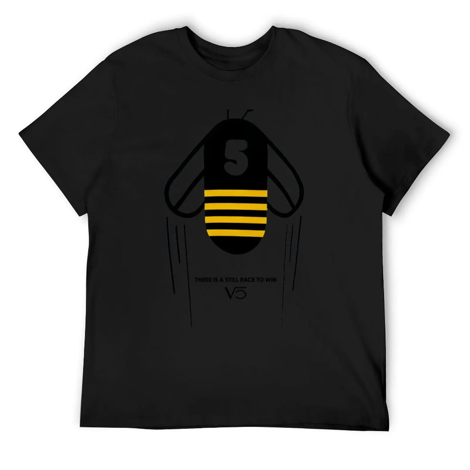 Camiseta con diseño de Sebastian Vettel "Save the Bees", camisetas sublime de manga corta, camisetas divertidas con figuras de anime para hombres