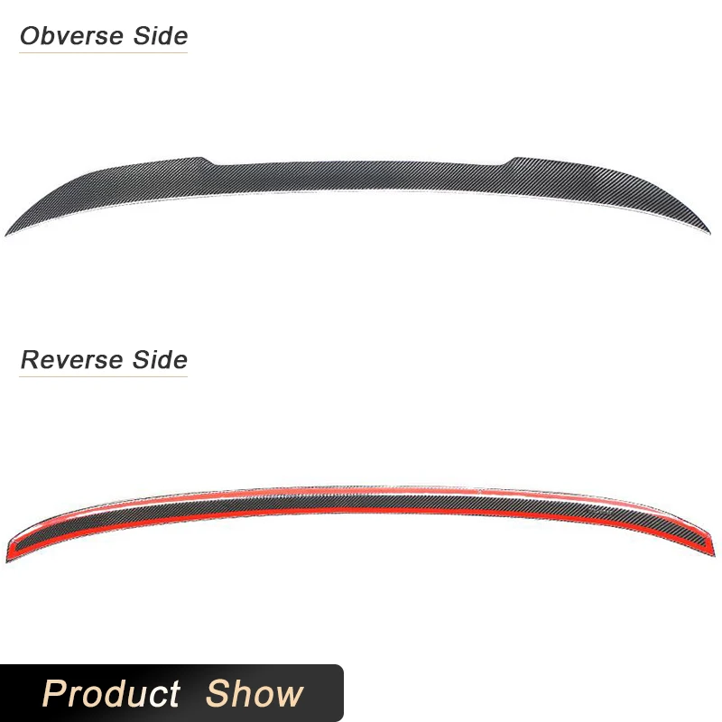 ألياف الكربون الخلفي الجذع أجنحة سبويلر لسيارات BMW 5 Series G30 G38 F90 M5 قاعدة M-Sport 4-Door 2017-2022 سيارة الخلفي سبويلر الجناح الشفاه