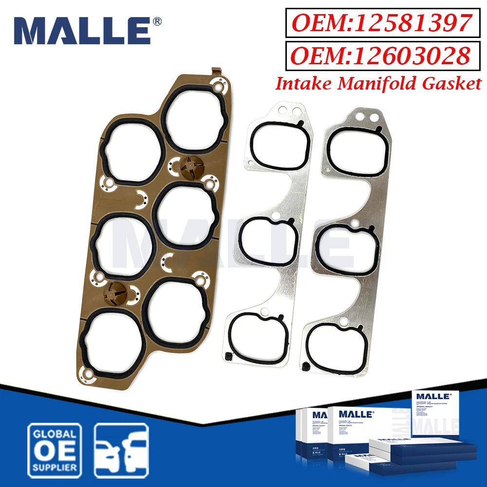 Intake Manifold Gasket Set For Chevrolet Captiva 2.4L Buick Park Avenue Cadillac CTS SRX SLS Car Accessories 12581397 12603028