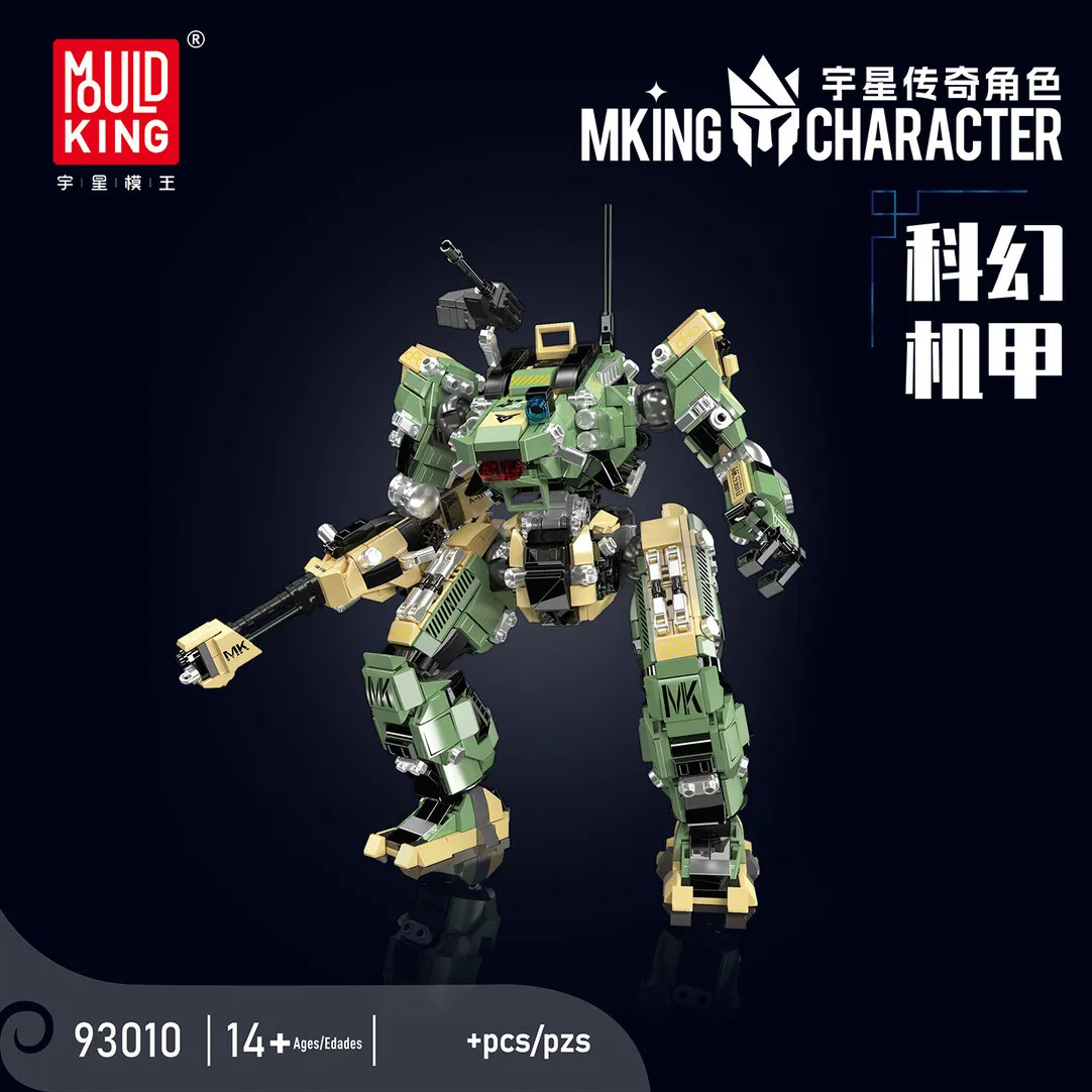 

Mould King 2050PCS Science Fiction Mech Building Blocks Warriors with Weapons Assembly Ornament Toys Kid Holiday Gifts 93010