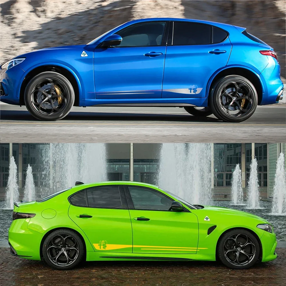 ملصقات جانبية لباب السيارة لألفا روميو جولييتا ، ملحقات الضبط التلقائي ، شارات الفينيل ، ميتو ، 4C ، من من من من الخارج ، من من من من الخارج ، من من الخارج ، ومن الجيوليا ، وستلفيو #4