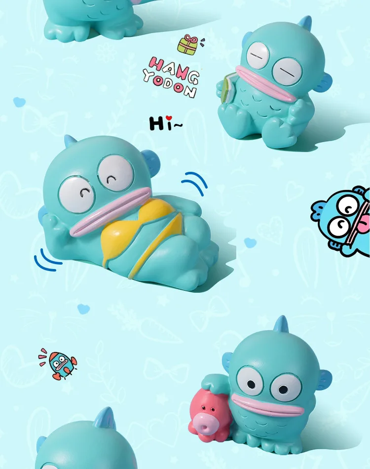 Hangyodon Niedliche Blind Box Meerjungfrau Großmaul-Fisch Anime-Figur Desktop-Dekoration Überraschungsgeschenk für Schüler Mystery Box Großhandel – Detail 2