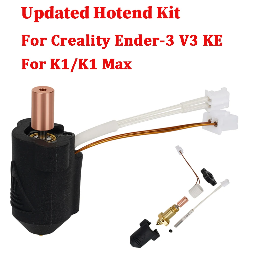 

Updated Hotend KIT For K1 HOTEND For Creality K1/K1 MAX Ceramic Heating Block Kit 300°C Extruder For Creality Ender 3 V3 KE