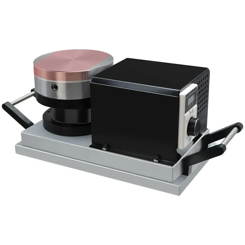 Rotating Disk High Precision round Sucker Fine Tuning Rotating Plate Adjustable Speed Grinder Electric round Magnetic Table