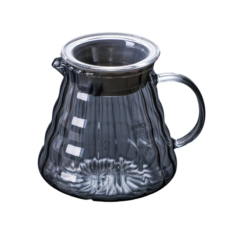 

Glass Ice Pupil Hand-Brewed Coffee Drip Filter Cup Household Coffee Pot Coffee Utensils Set Filter Elements Accessories