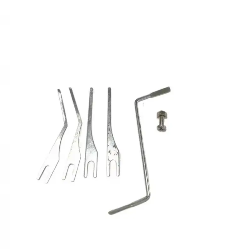 New Lock Pick Bumps Stainless Steel Door Opener Key Gun-Repair Tool Kit Gun Parts Strong Steel Lock Picking Tool Set Extractor
