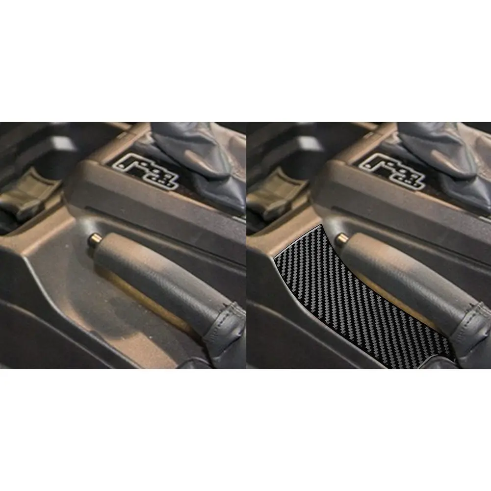 Brand New Decor Trim Sticker Hand Brake Cover Carbon Fiber Front Replacement Vehicle For Toyota For Tacoma 2016-23