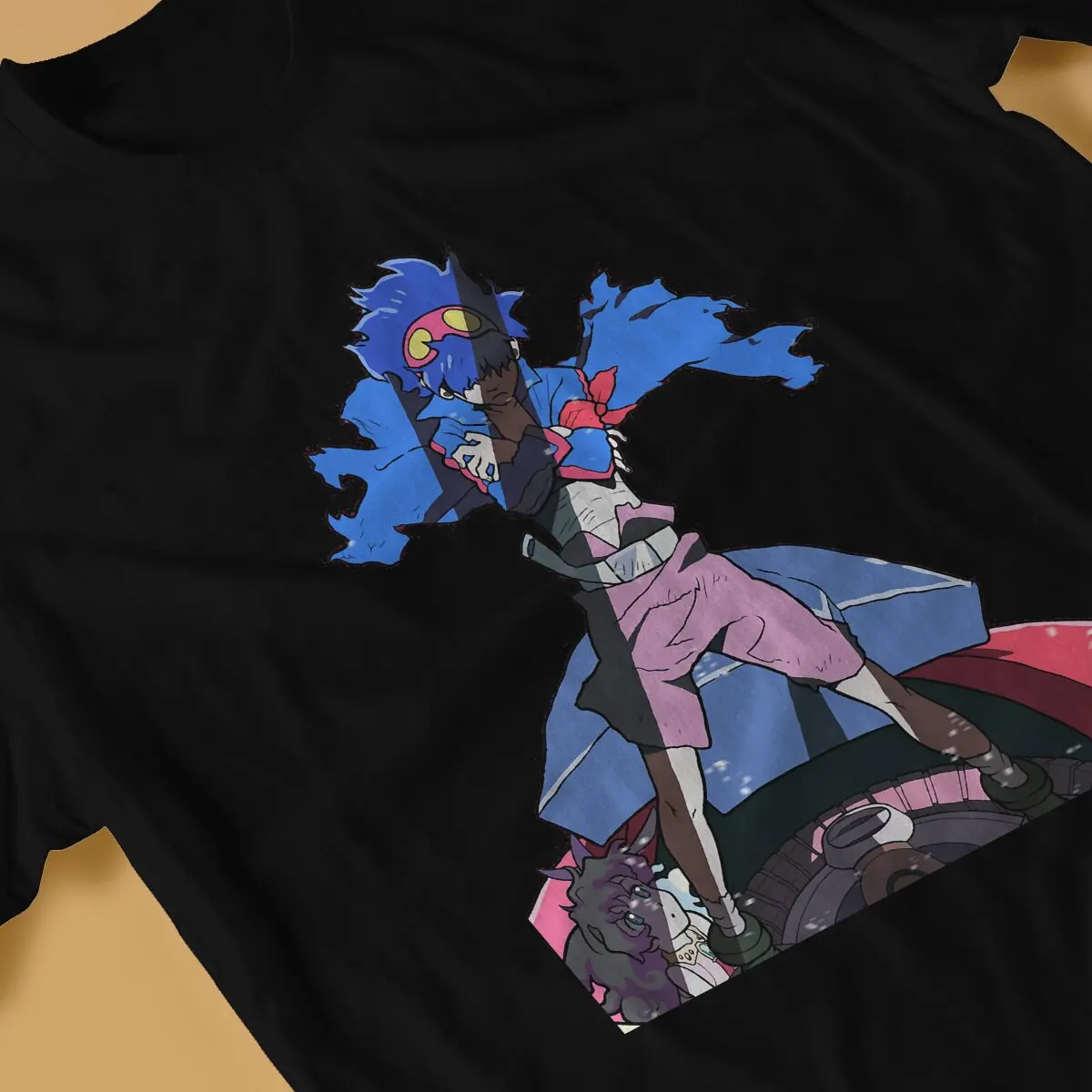 Leisure Tengen Toppa Gurren Lagann - Simon & Lagann T-Shirts for Men O Neck Pure Cotton T Shirt Short Sleeve