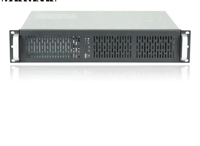 2U chassis dustproof, short 330MM standard PC power supply MATX main board monitoring server firewall ROS