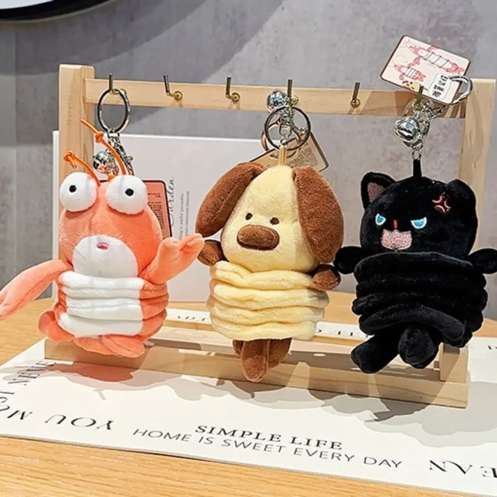 

Повседневный мягкий плюшевый брелок с милыми животными, щенок, кошка, мультяшная кукла, брелок, аксессуар, модная игрушка, плюшевое подвесное украшение для детей