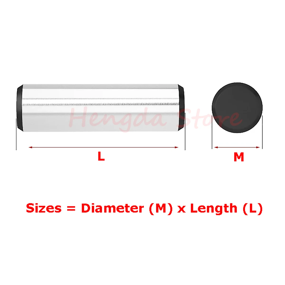 M3 M4 M5 M6 M8 M10 M12 M16 M20 M25 M30 GB119 45# Hardened Steel Solid Cylindrical Dowel Pins Fixed Parallel Pin Length 10-160mm