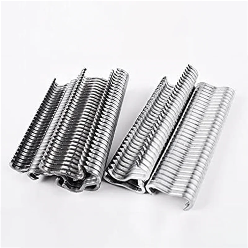 مجموعة كماشة حلقة أظافر من النوع M مع 2400 قطعة مقاطع M لتثبيت السياج وتركيب المفروشات وأقفاص الحيوانات-BAAQ