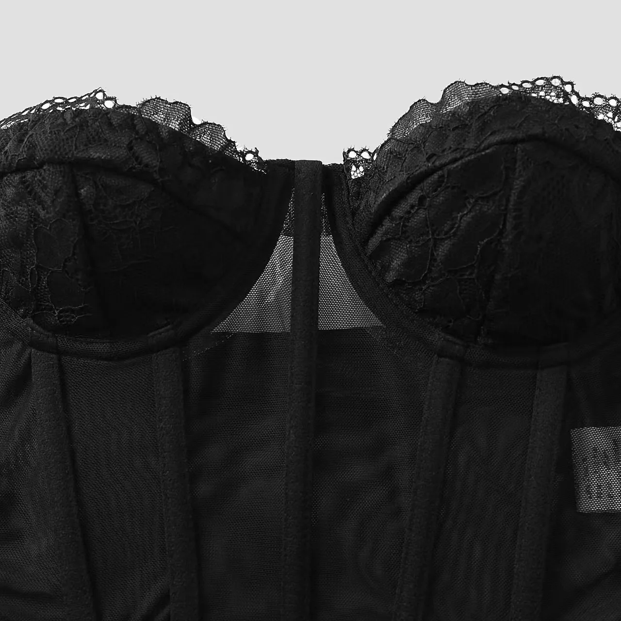 Fishbone Lingerie Sexy Spitzen-Tanktop