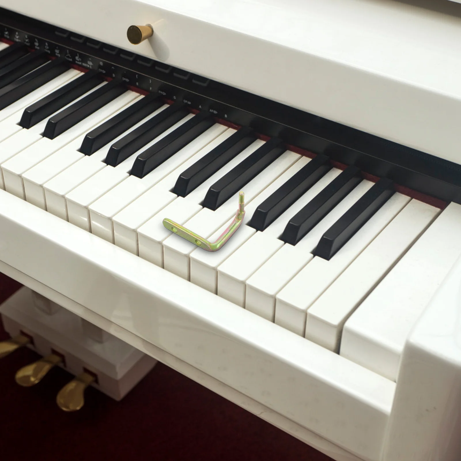 

Piano Backrest Hook Heavy Duty Steel Construction for Enhanced Durability DIY Friendly No Tools Required Multifunctional Use