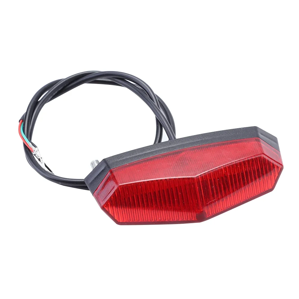 12V-80V Electric BikeTaillights Rear Lamp LED Safety Warning Rear Lamp For E-scooter Ebike Warning Taillights Bike Accessories