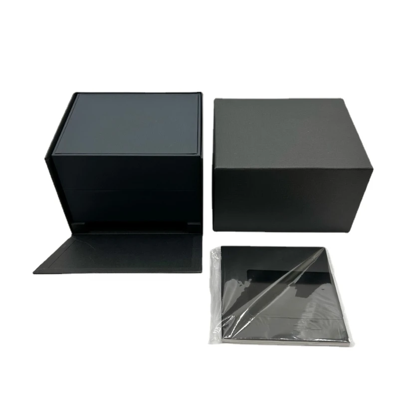 Fornitore di fabbrica Outlet Tg Brown e Black Box custodie regalo di marca di lusso con libretto e carta possono orologi personalizzati