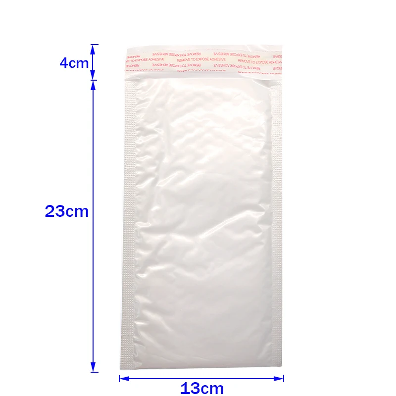 50 Pieces of White Foam Envelope Bag 13*23cm Size Mailing Padded Shipping Envelope with Bubble Mailing Book Bag