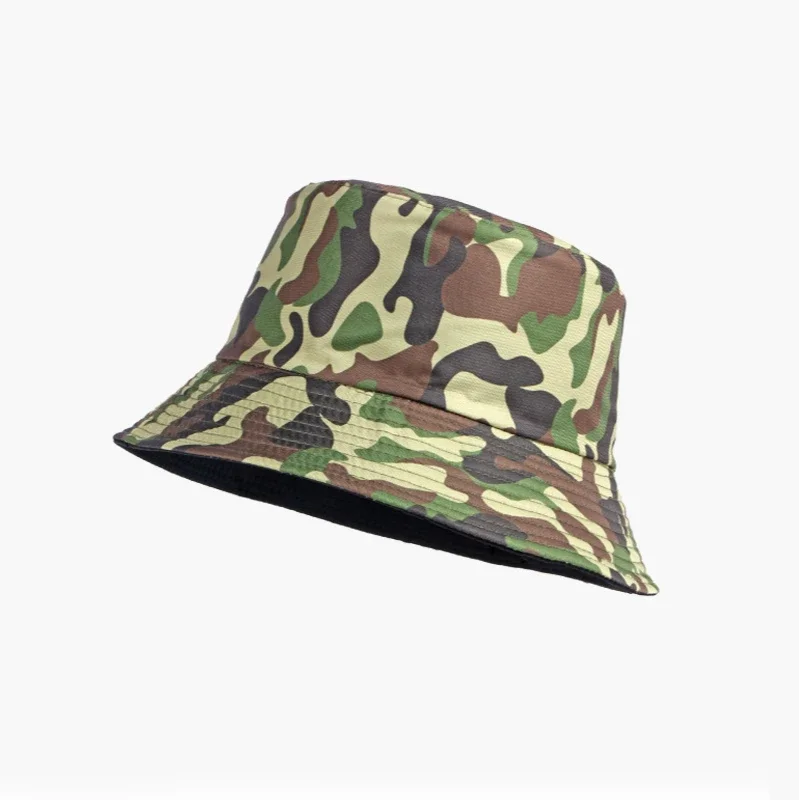 Spring and Summer Sunshade Bucket Hat Beach Fisherman cap Women\'s Hats Outdoor Men\'s caps Camouflage Basin Panama