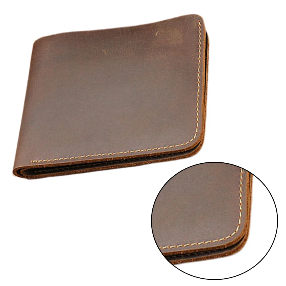 

Wallet For Men Short Foldable Purse Multiple Card Slots Durable Holder Coffee Mens Wallet