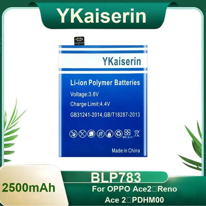 Mobile Phone Battery 2500mAh For Oppo Ace2（Reno Ace 2）PDHM00 Stable Power Supply BLP783