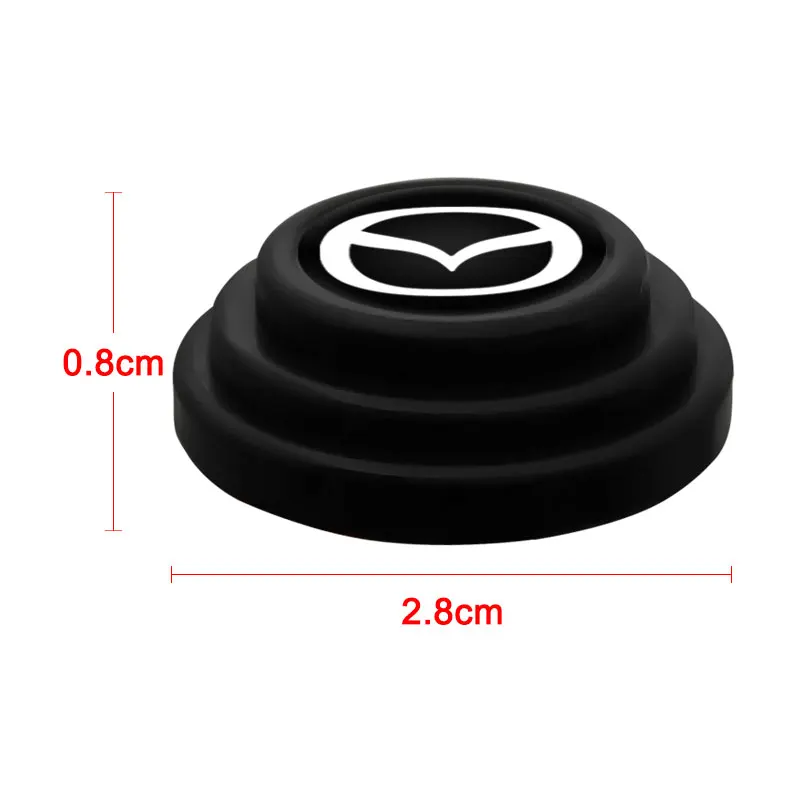 4Pcs Car Door Shock Trunk protection pad Auto accessories For Mazda 3 5 6 323 626 CX-3 CX-4 CX-5 CX-7 CX-9 Axela MX3 Car Gadgets