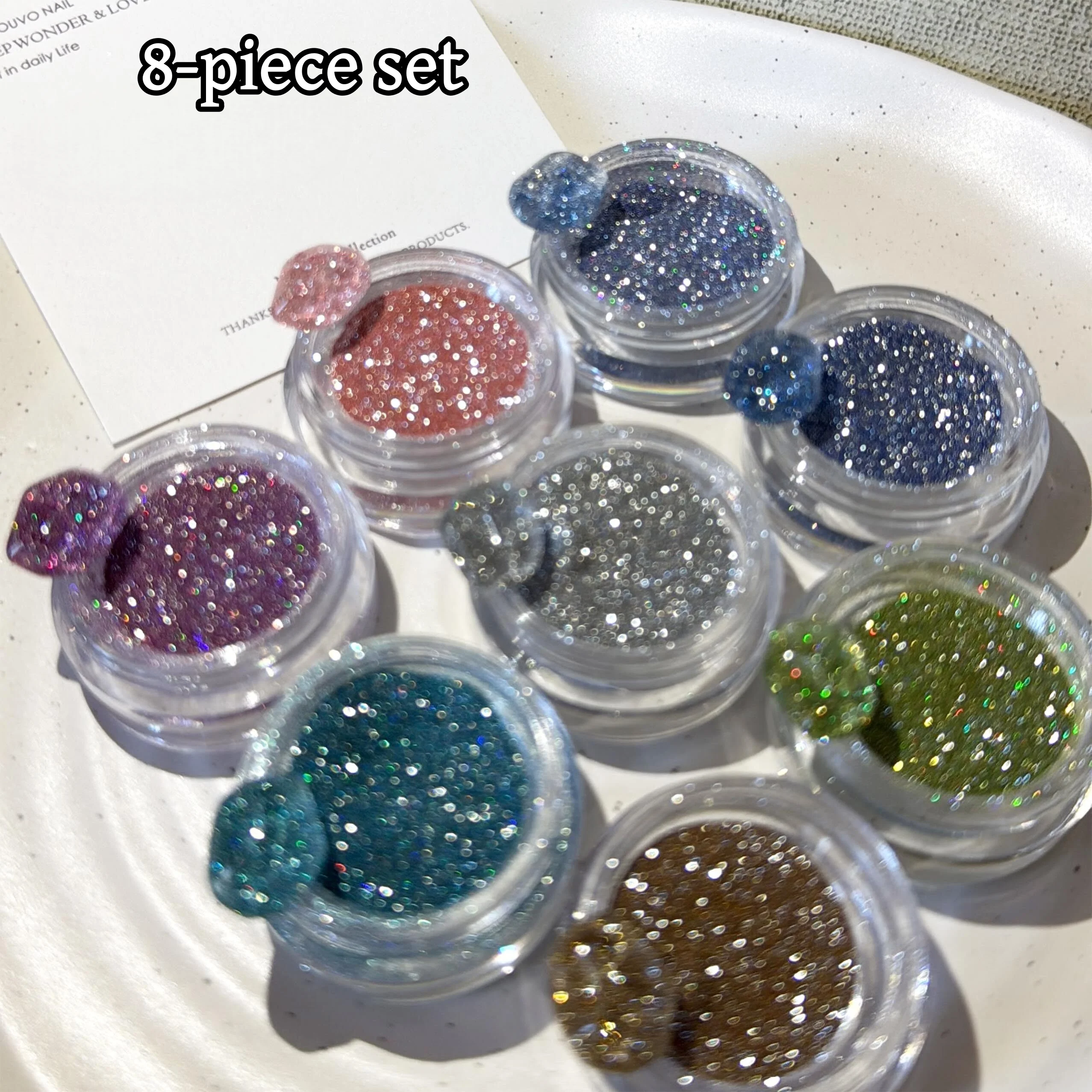 

Super Flashy Versatile nail Glitter Powder Set, Bright Sparkle nail Accessories, Perfect for Parties & Events