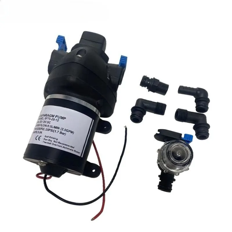 

12V/24V miniature water pump diaphragm self-priming booster water pump DC booster RV filling machine water pump