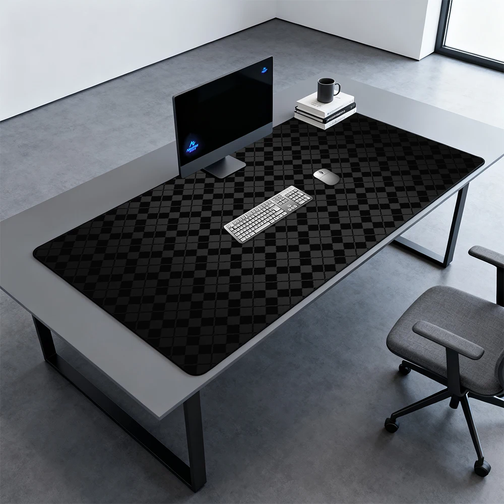 Black Mouse Pad Office Table Accessories Desk Mat 130x60 Keyboard Pad 1200x600 Gaming Mats Mousepad 1400 1600x800 Gamer Carpet