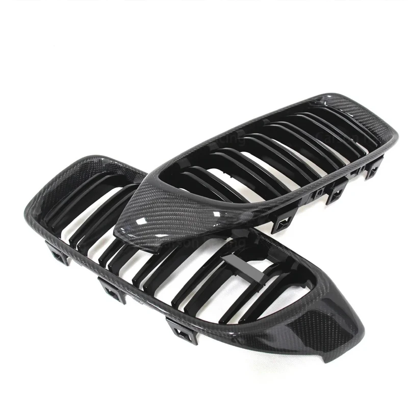 Wet Carbon Fiber M Style Sports For M3 F80 M4 F82 Body Kit Kidney Grille 2002-2019 F32 F36 F81 F83 Front Bumper