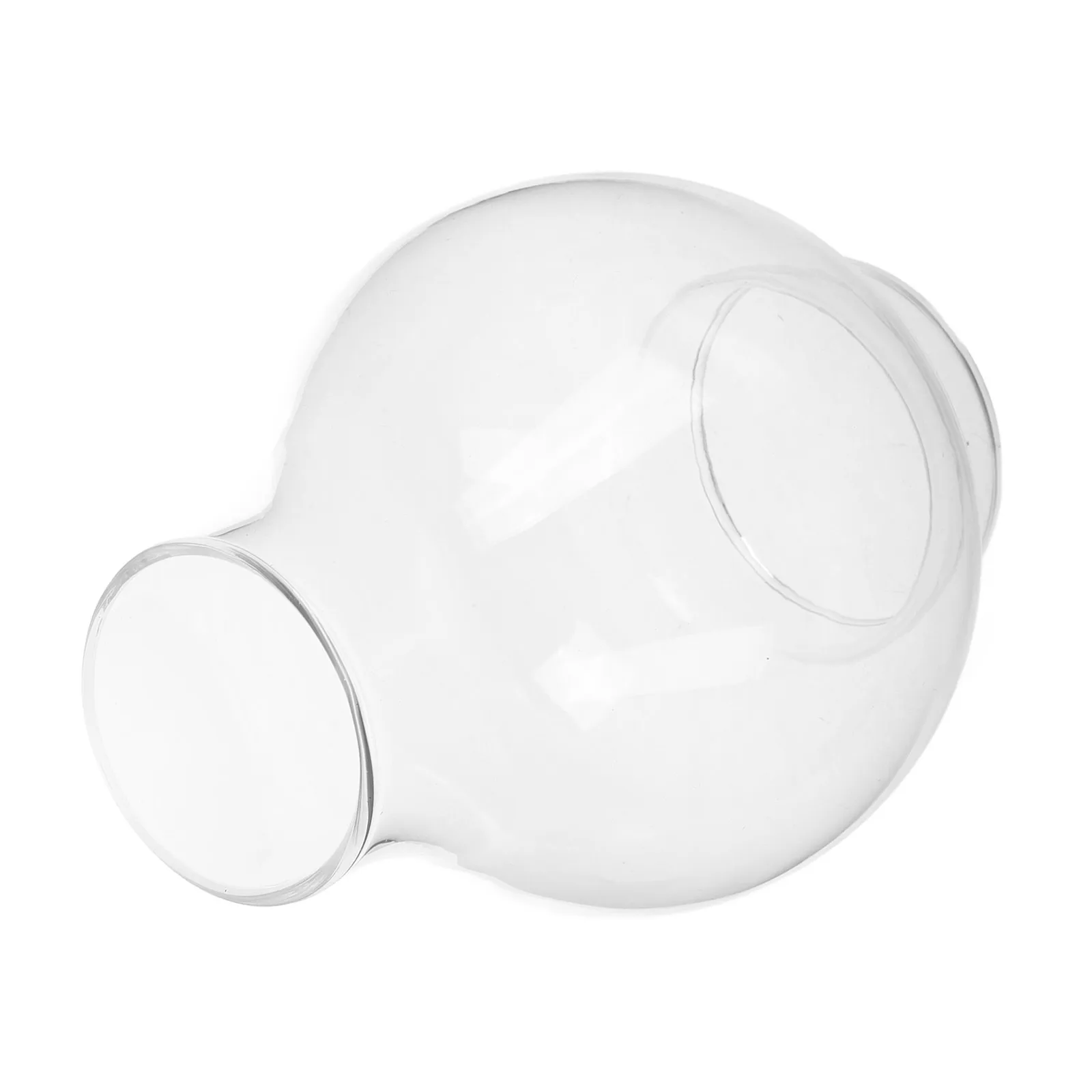 

Clear Glass Hurricane Lamp Shade Replacement for Oil Lamp Vintage Chimney Cover Windproof Round Globe Light