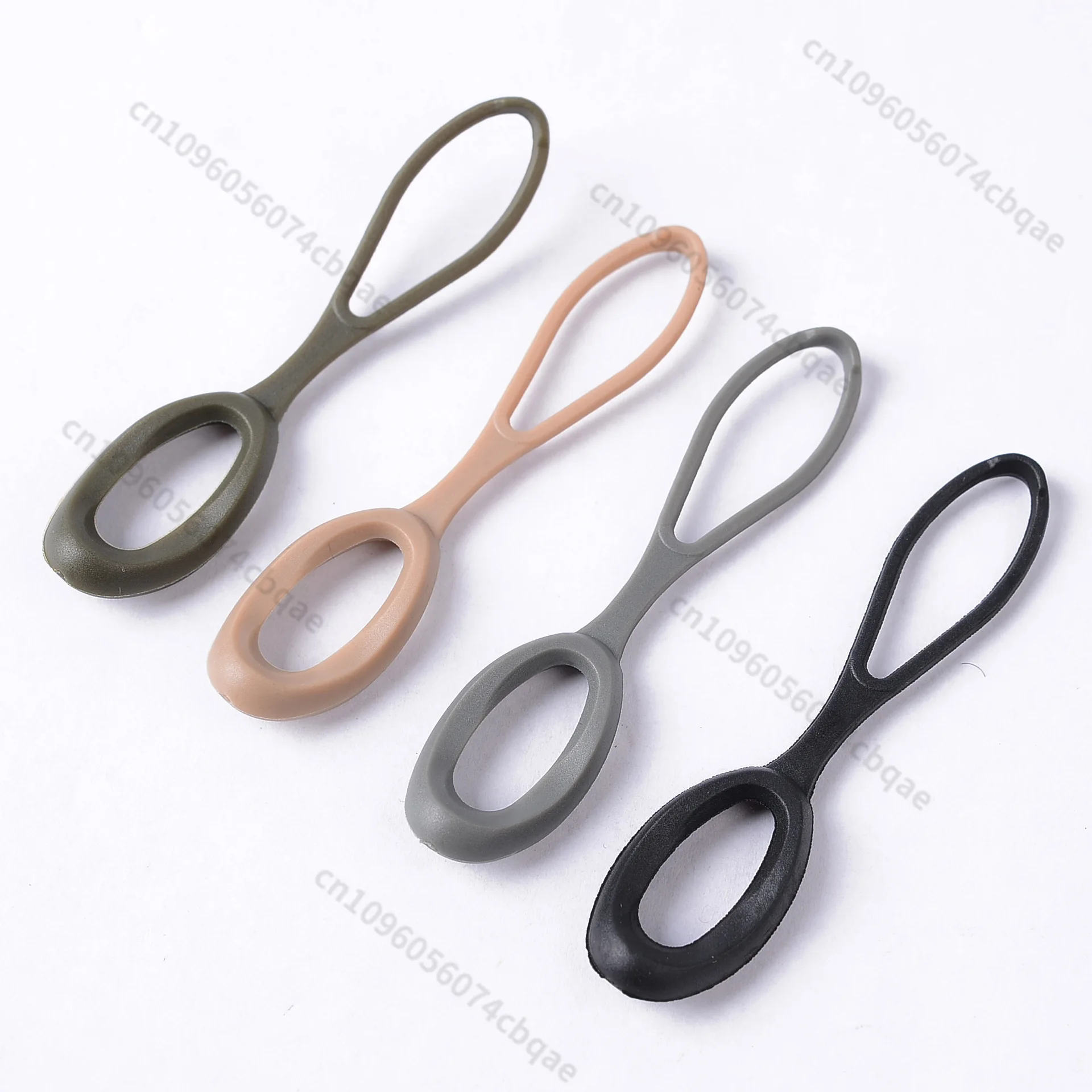 10PCS EDC High-Strength Tactical Vest Small Bag Accessories Pull Ring Zipper Pull  Ring Handle for Jackets Bags TPUMaterial