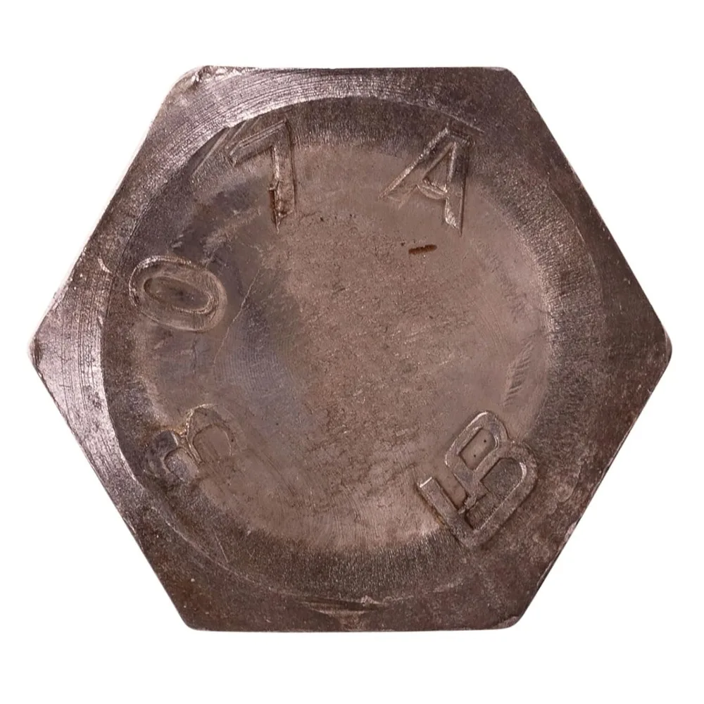 مسامير سداسية من الدرجة A307 3/4-10 × 6-1/2، 25 عبوة، لمسة نهائية عادية، مشابك بناء شديدة التحمل #6