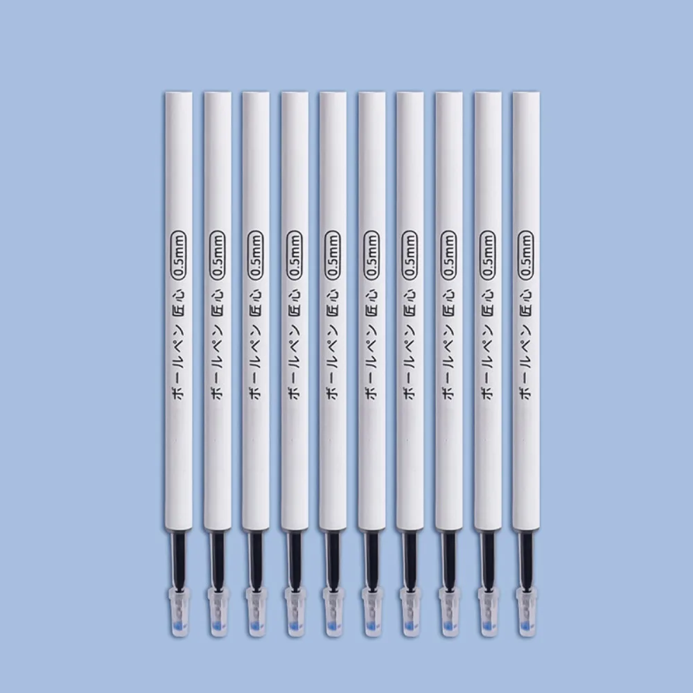 4PCS New 0.5mm Black Ink Gel Pen Quick Drying 3D Patch Decor Ballpoint Pen CS Tip Office Signature Pen Students