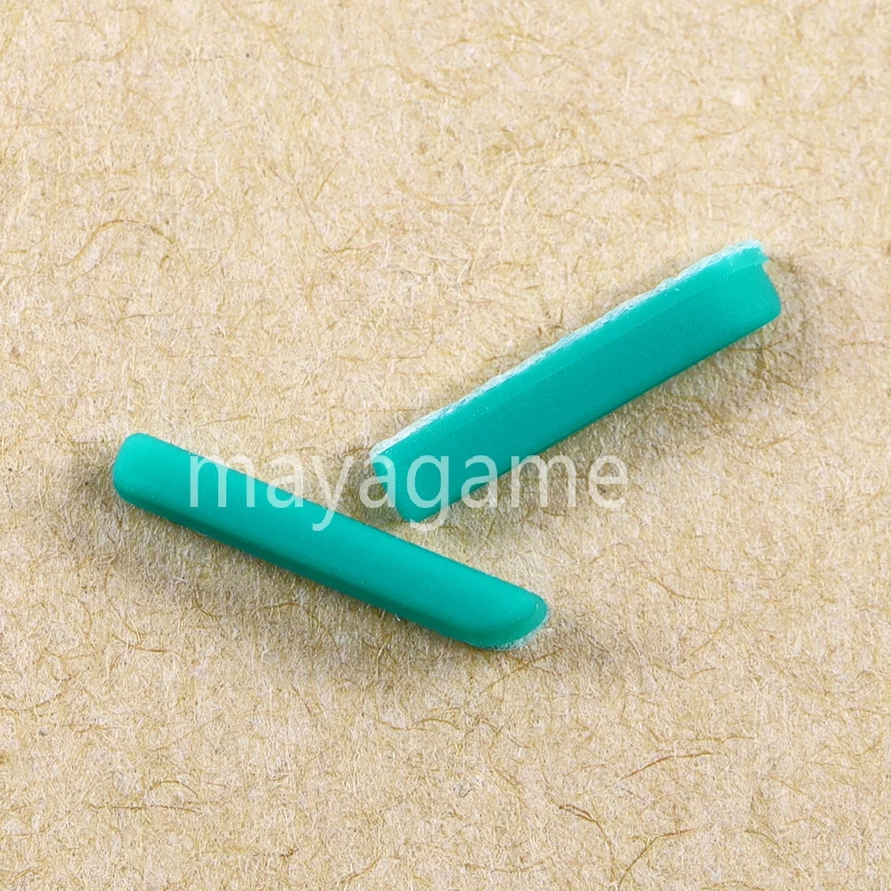 1pair Lower LCD Screen Rubber Pads Feet Back Cover For 3DS Console Replacement Repair Parts Accessories