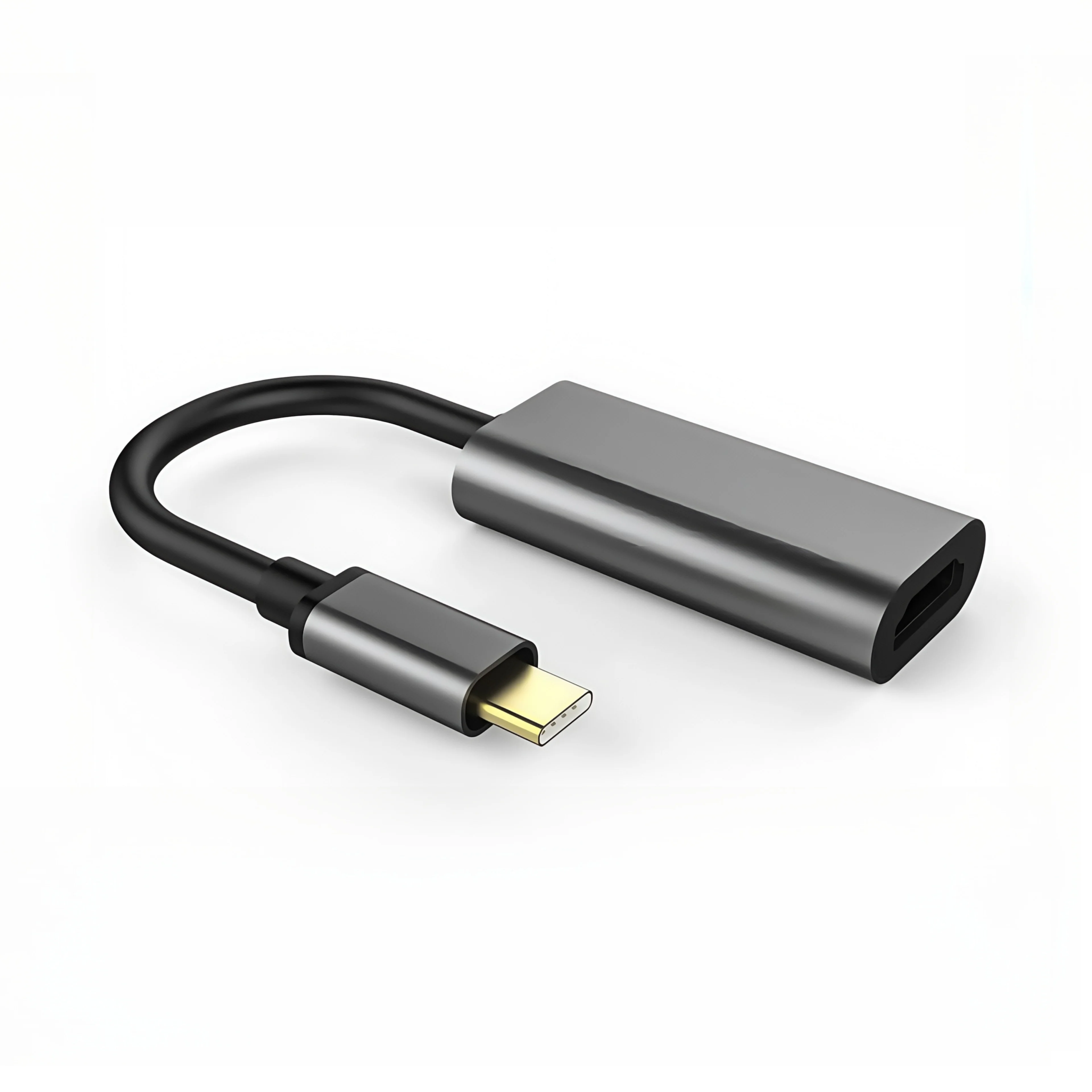 

10 шт. двойной позолоченный алюминиевый корпус типа C для HDMI 4K30 Гц высокоскоростной кабель передачи данных для ноутбука, проектора, монитора, видео