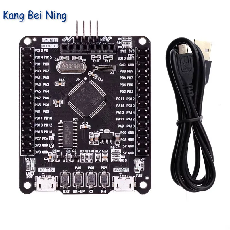 

STM32 development board STM32F103RCT6 minimum system board ARM a key serial port download, LCD screen