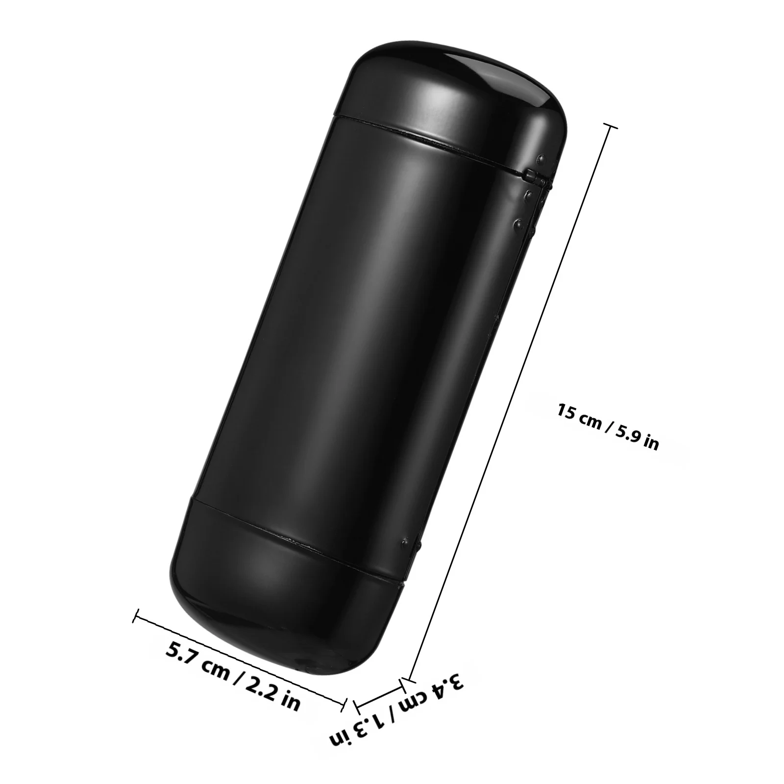 حافظة نظارات شمسية صلبة معدنية رفيعة، حافظة نظارات أسطوانية مسطحة، حامل نظارات أمان واقية للسفر للرجال والنساء