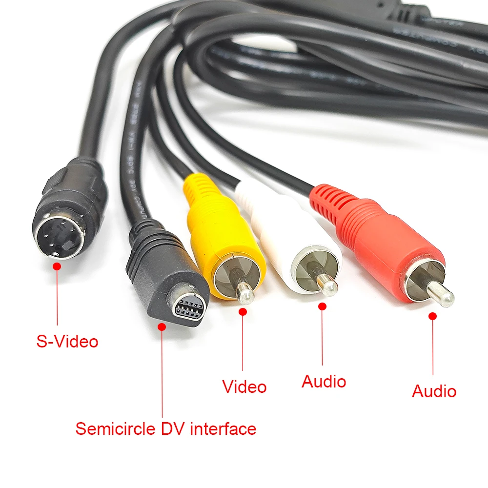 ソニーカメラ VMC-30FS AV ケーブル 10 ピン DV コネクタから 3RCA S