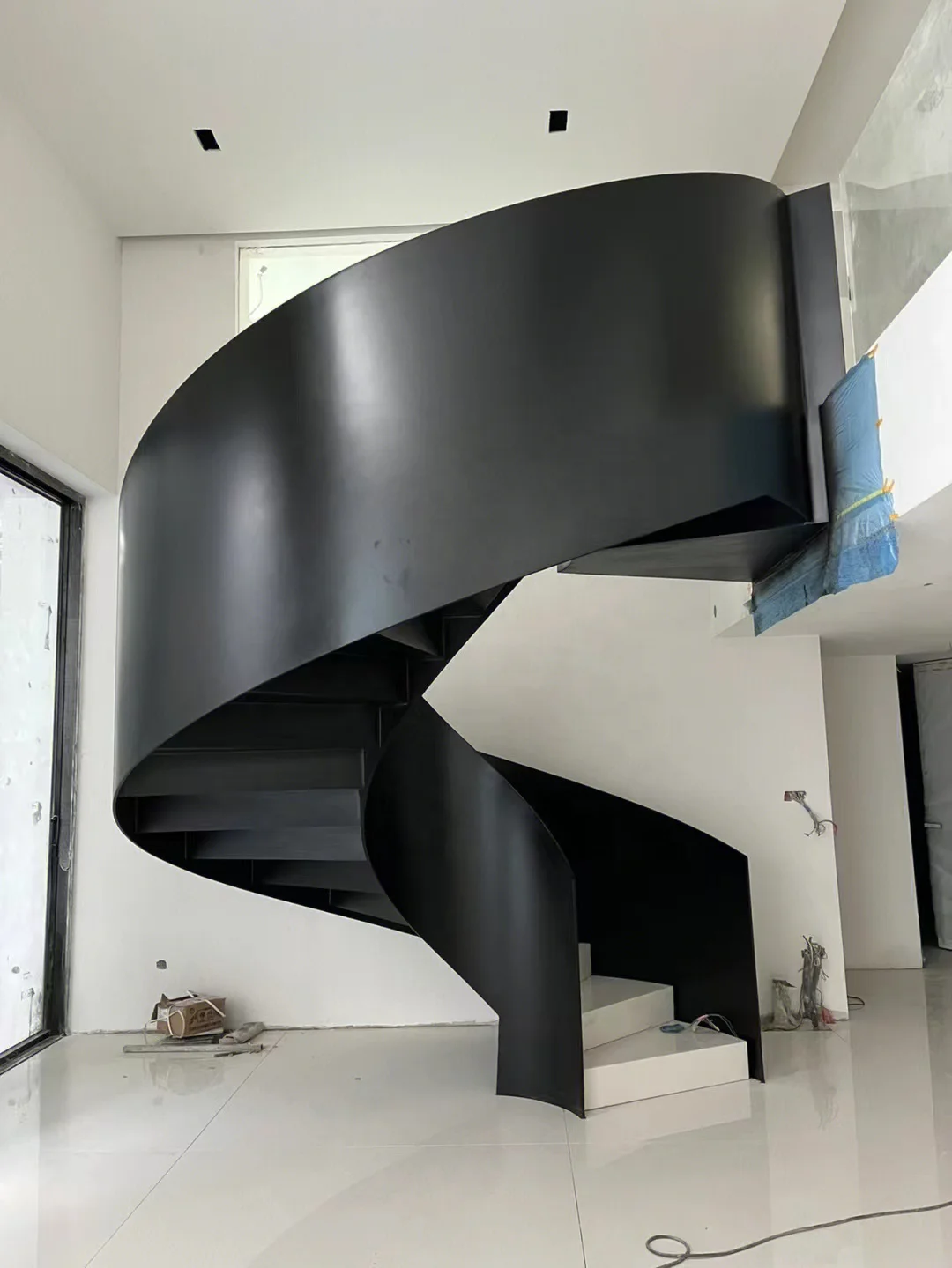 Personalizzazione scale curve interne gradini Mable set di scale con parti della ringhiera