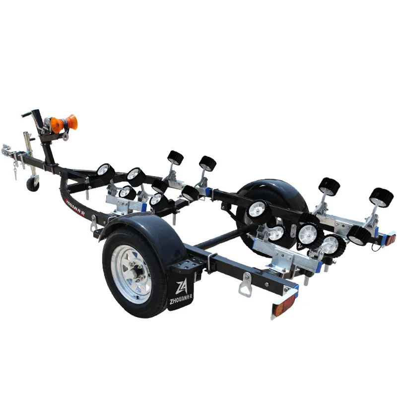 

Motor boat trailer Luya boat fishing boat paint trailer kayak inflatable rubber