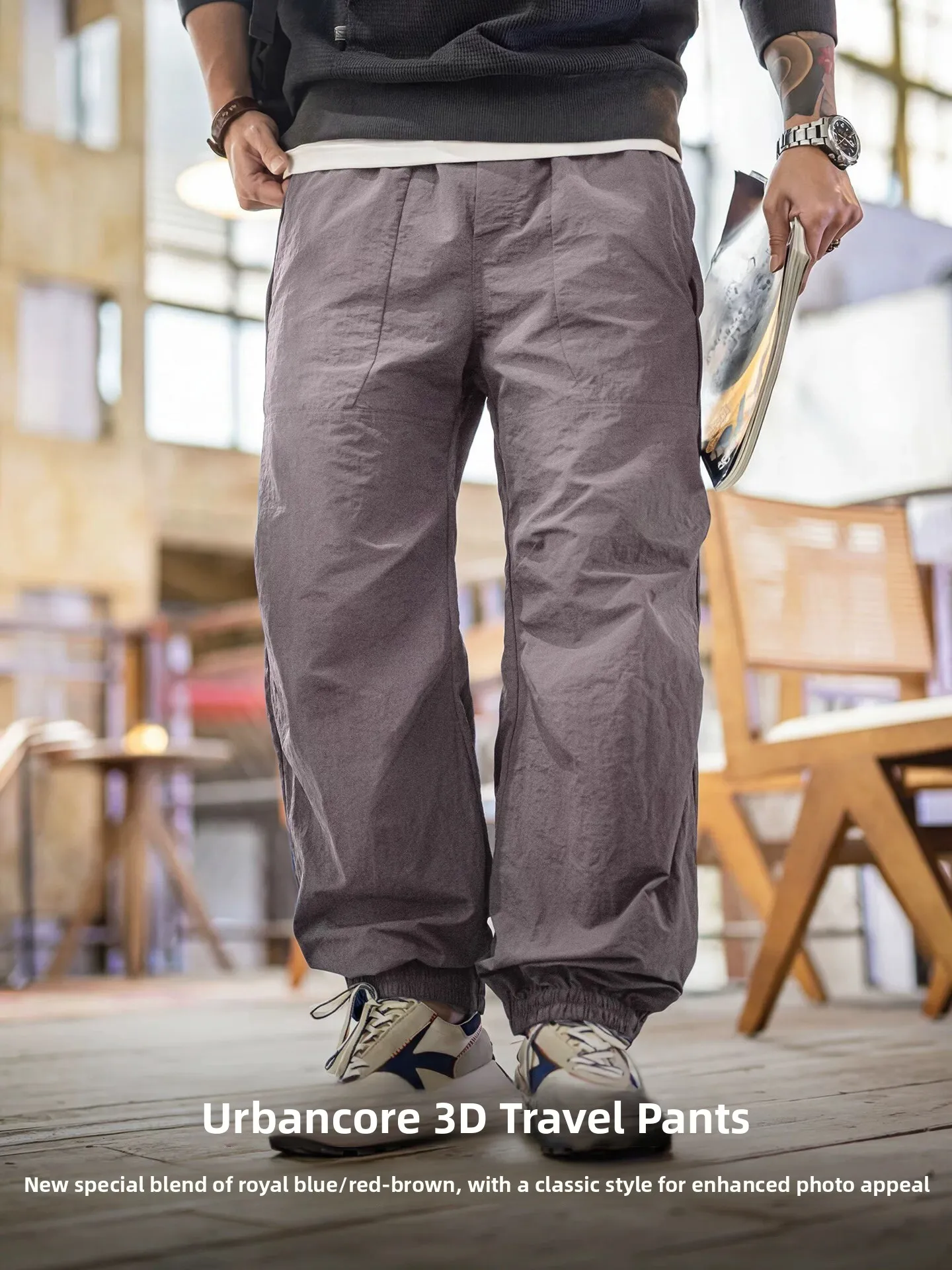 

Мужские повседневные брюки Maden свободного кроя в американском стиле, прямые, тонкие, широкие штанины, весна-лето