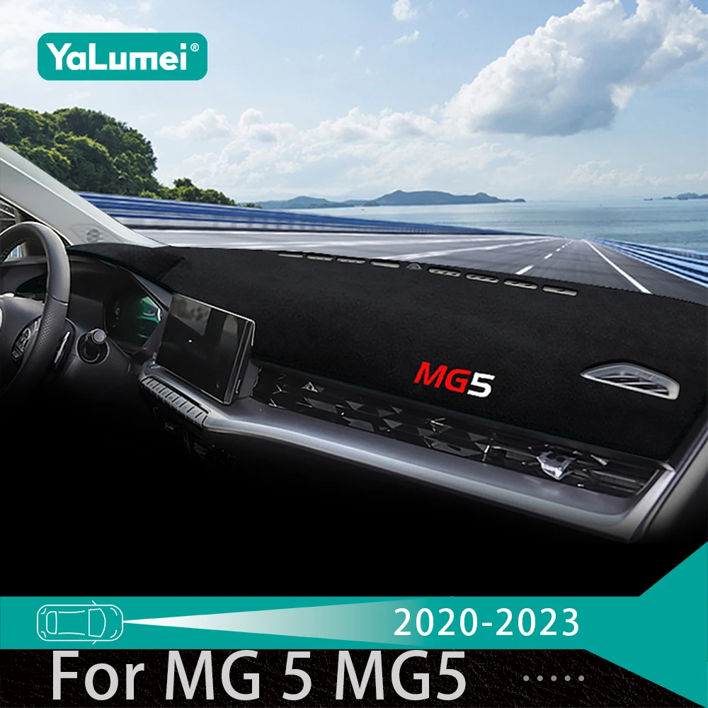 

Accessories For MG 5 MG5 2020 2021 2022 2023 Car Dashboard Cover Avoid Light Pads Anti-UV Case Sun Shade Mats Non-Slip Carpets