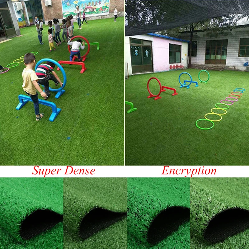 1/2pcs Artificial Grassland Simulation Fake Grass Carpet Garden Outdoor Landscape Grassland Lawn Mat Turf Rug Home Floor Decor