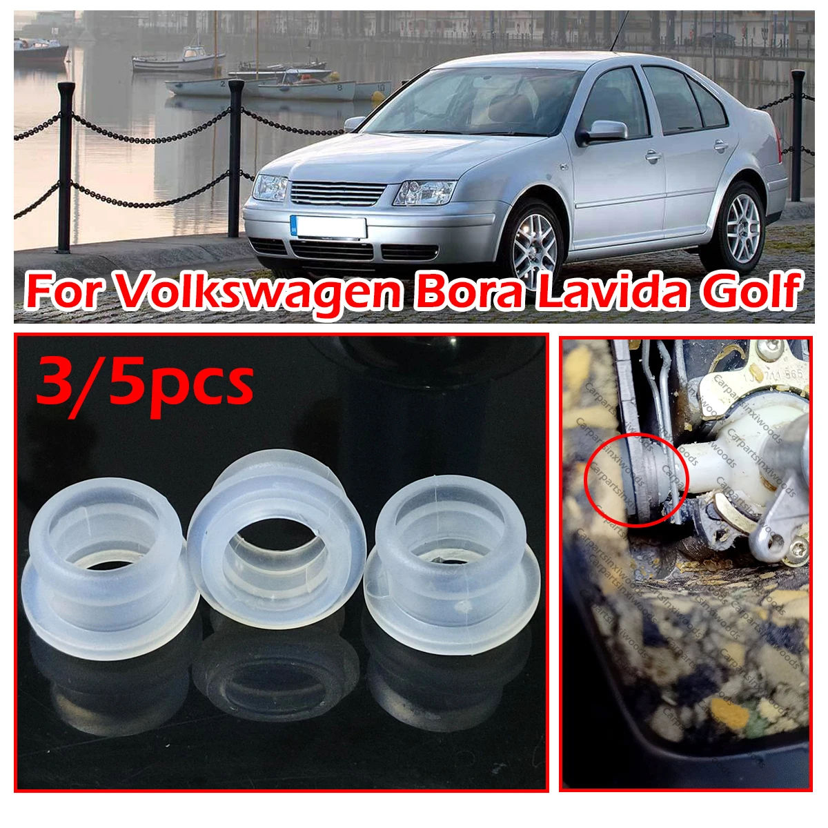 

Car Mounted Shift Lever Gearbox Gear Shift Rubber Pad Apron Liner For Volkswagen Bora Lavida Golf Manual Speed Gear Repair Kit