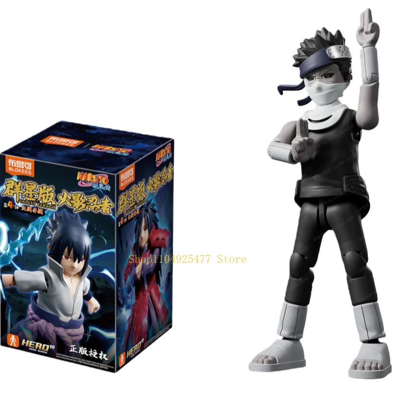 BLOKEES Bouwsteen Man NARUTO Veel Sterren Editie 4e Hatake Kakashi Uchiha Madara Uchiha Sasuke Assemblagemodel Desktop Geschenken