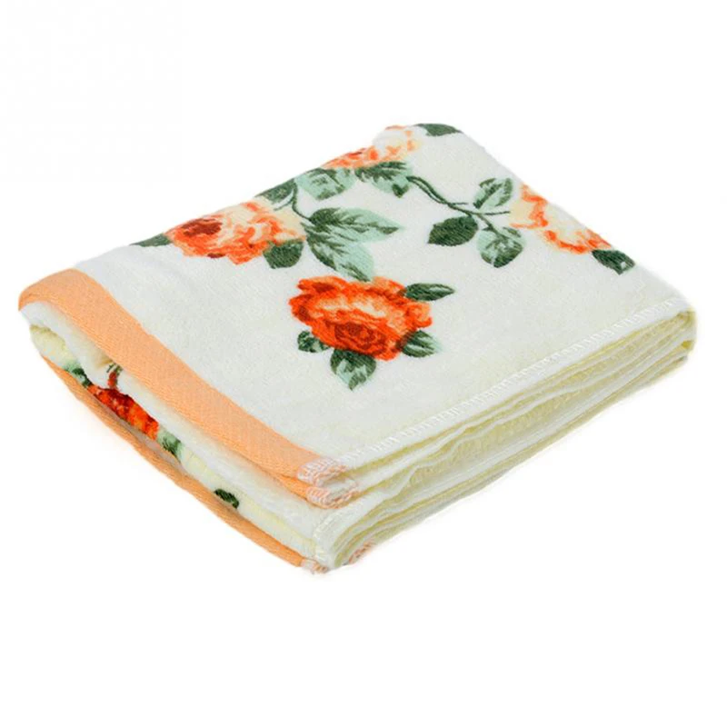 Soft Peony Flower Printing Towels Quick Dry Bathroom Towels Face Cloth Home Textile Hotel Supplies 2022 New