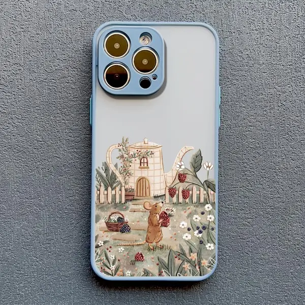 Cartoon Tier Freizeit Telefon Fall Für iPhone XR XS X 17 16 11 12 13 14 15 Pro Max mini 16 15 14 Plus Stoßfest Matte Abdeckung – Detail 11