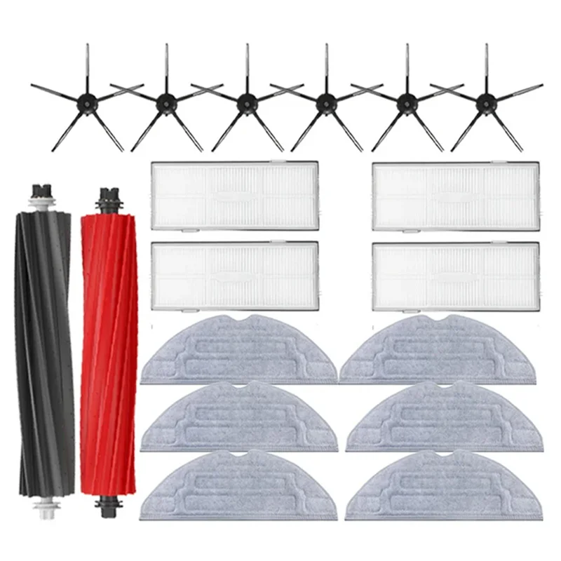 B47B-For Roborock S8 Pro Ultra S8 Plus Robot Vacuum Cleaner Main Side Brush Hepa Filter Mop Cloth Parts Accessories